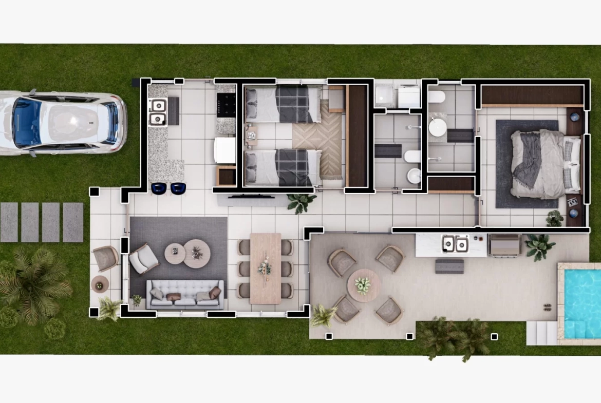 Casa en venta en Boca Chica1