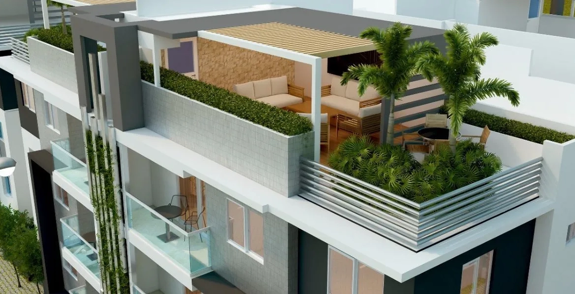 Apartamentos en la Av. Ecológica con Piscina