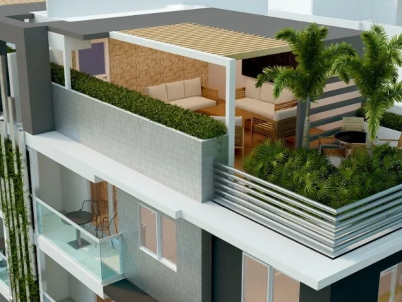 Apartamentos en la Av. Ecológica con Piscina