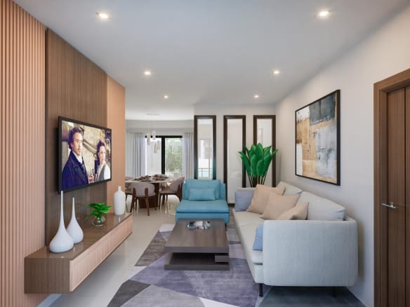 Apartamentos en Santo Domingo Este con patio o terraza