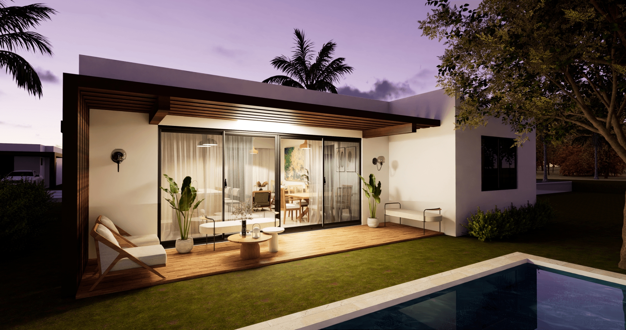 Terraza (1) Villa en venta en Punta Cana