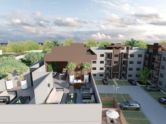 Apartamentos en Santo Domingo Este con patio o terraza
