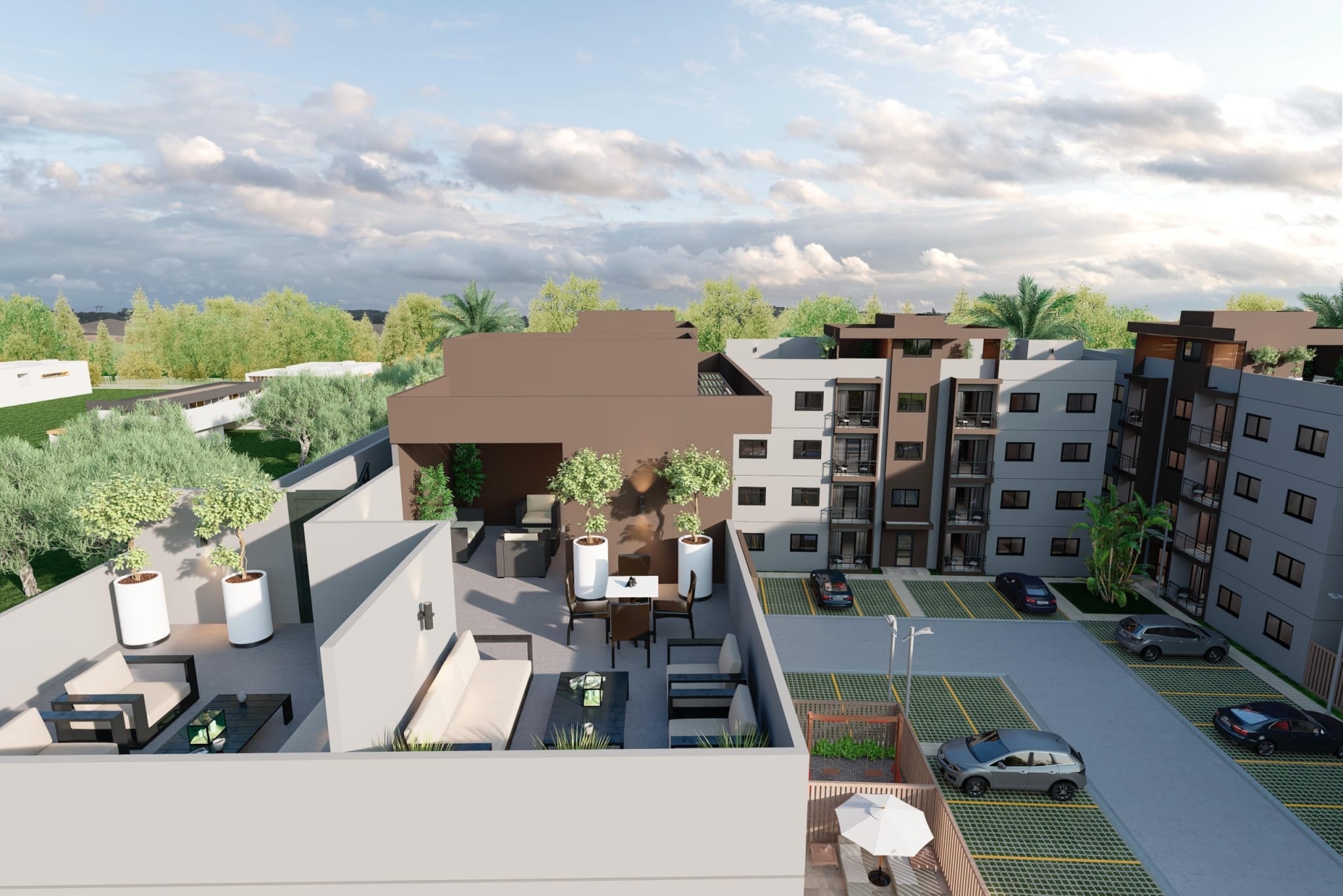 Apartamentos en Santo Domingo Este con patio o terraza