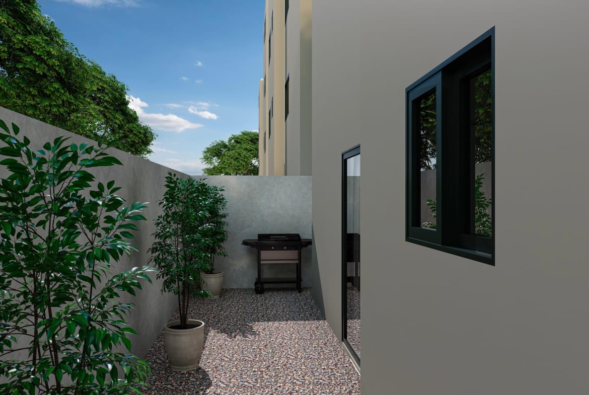 Apartamentos en Santo Domingo Este con patio o terraza
