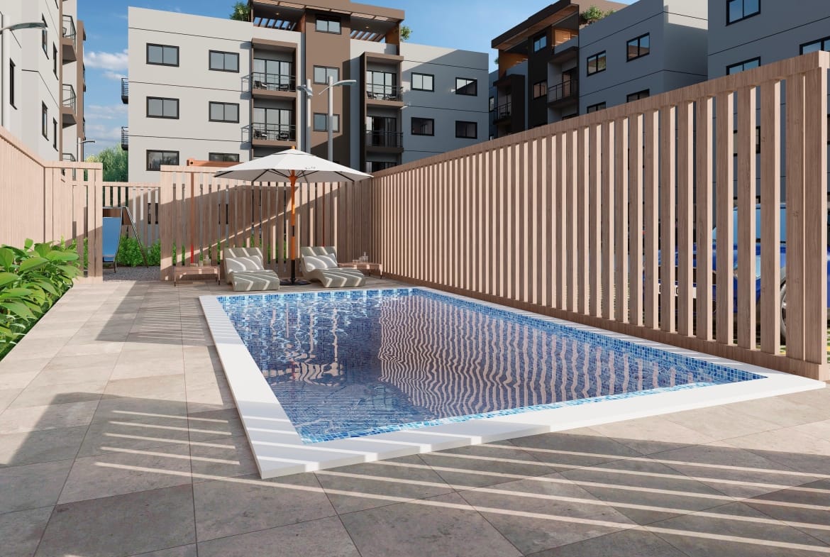 Apartamentos en Santo Domingo Este con patio o terraza