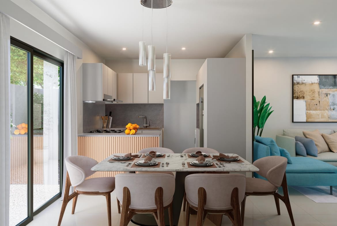Apartamentos en Santo Domingo Este con patio o terraza