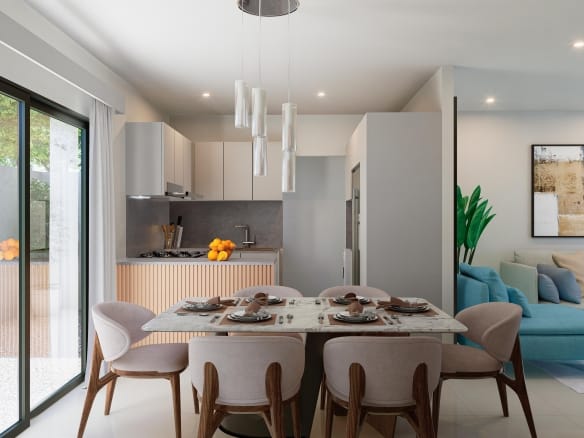 Apartamentos en Santo Domingo Este con patio o terraza