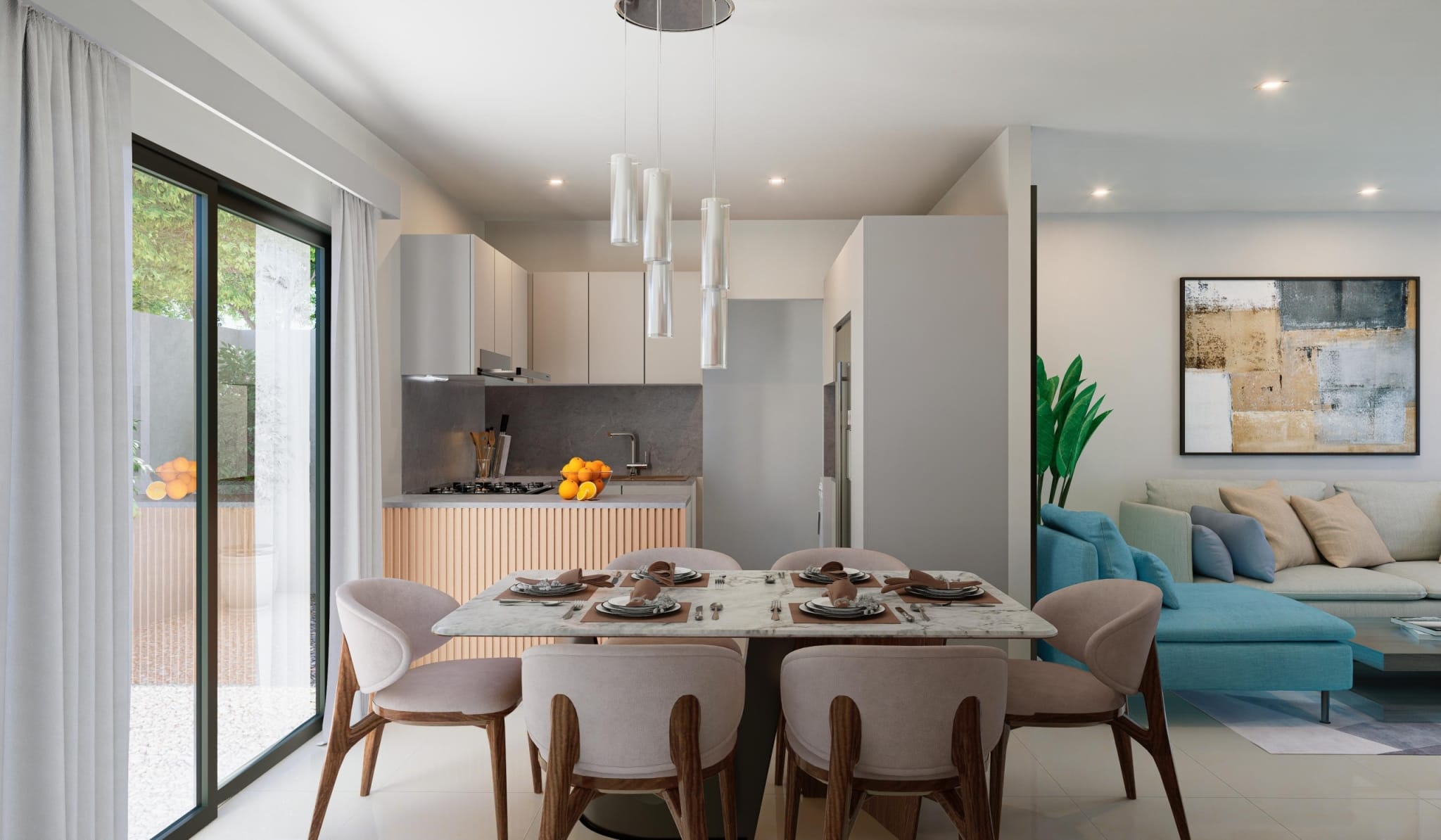 Apartamentos en Santo Domingo Este con patio o terraza