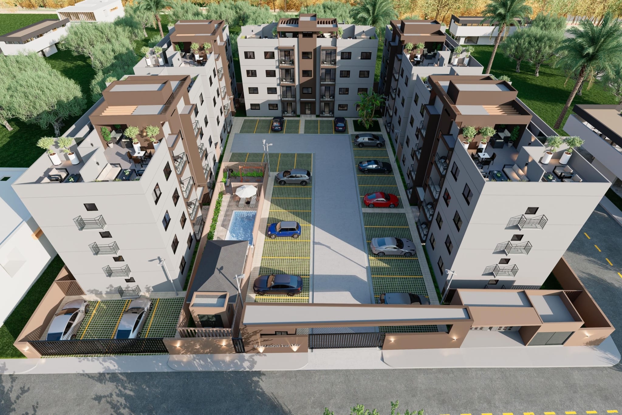Apartamentos en Santo Domingo Este con patio o terraza