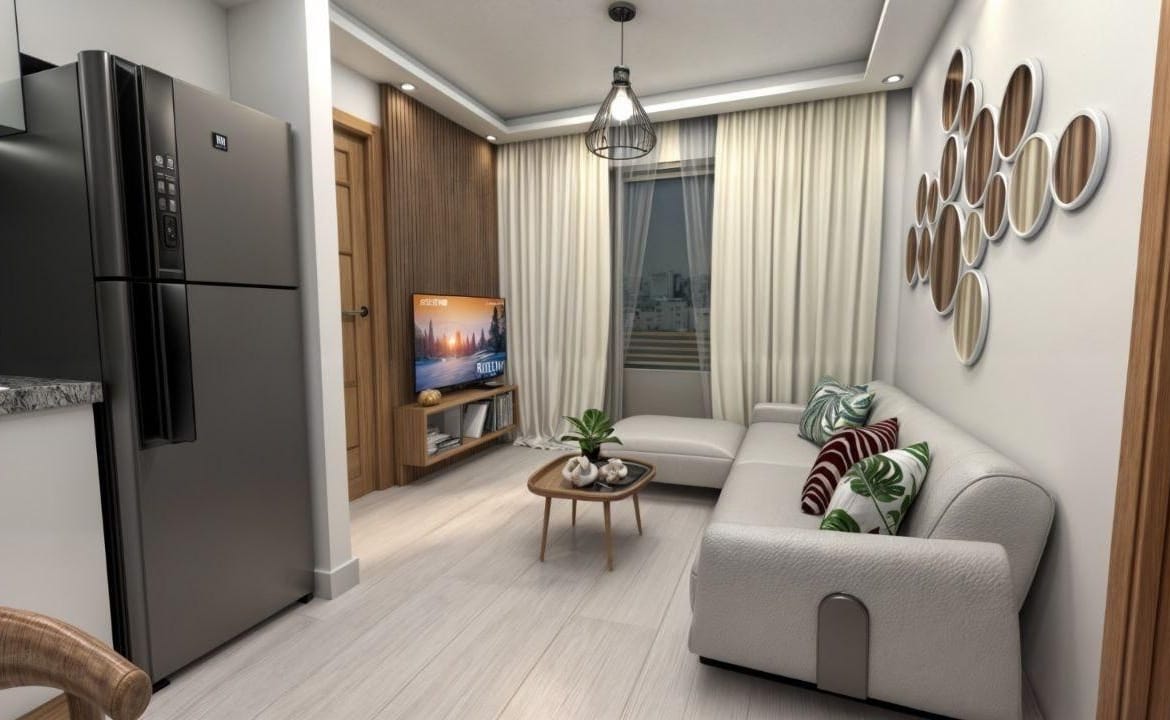 Apartamentos de 1 y 2 habitaciones a 5 minutos de la playa