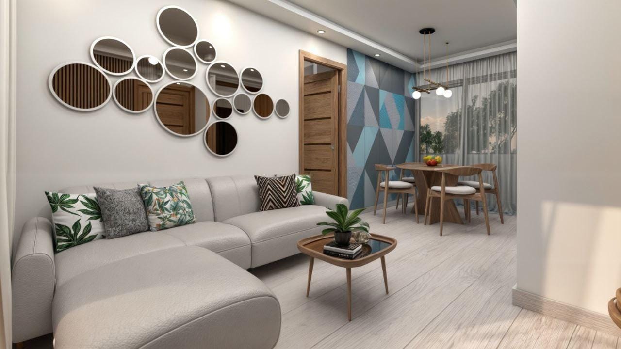 Apartamentos de 1 y 2 habitaciones a 5 minutos de la playa
