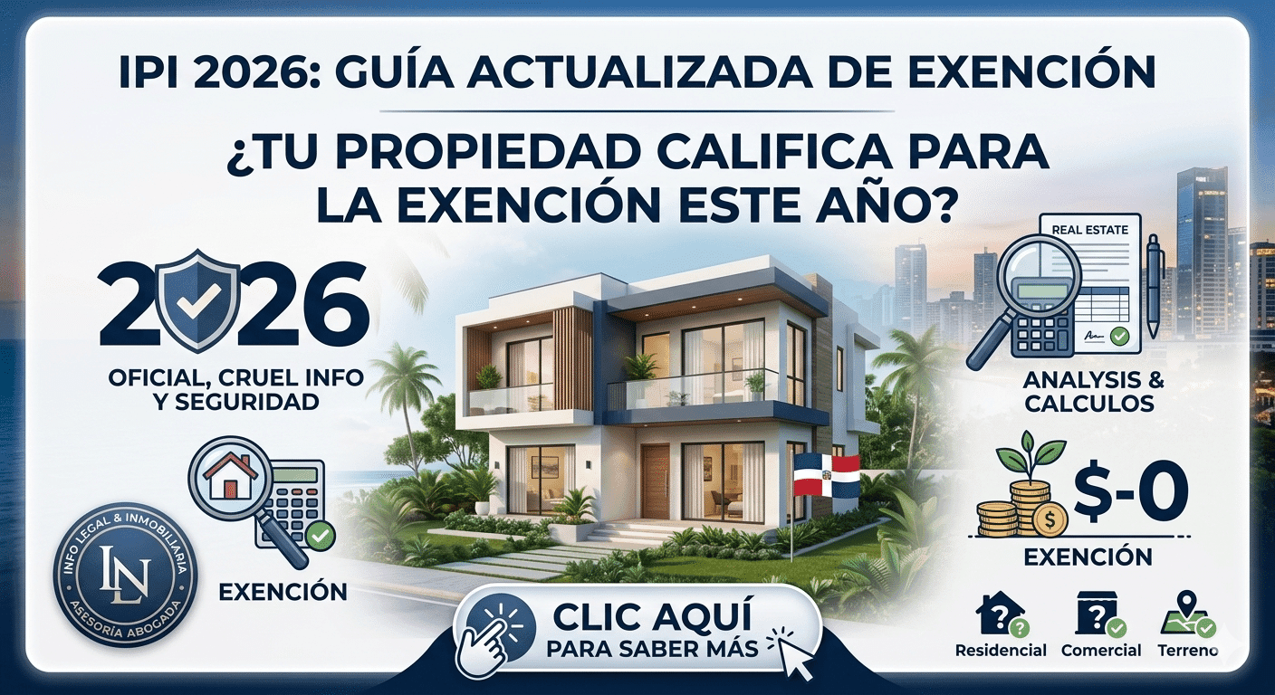 Impuesto Patrimonio Inmobiliario IPI 2026 Exención RD.