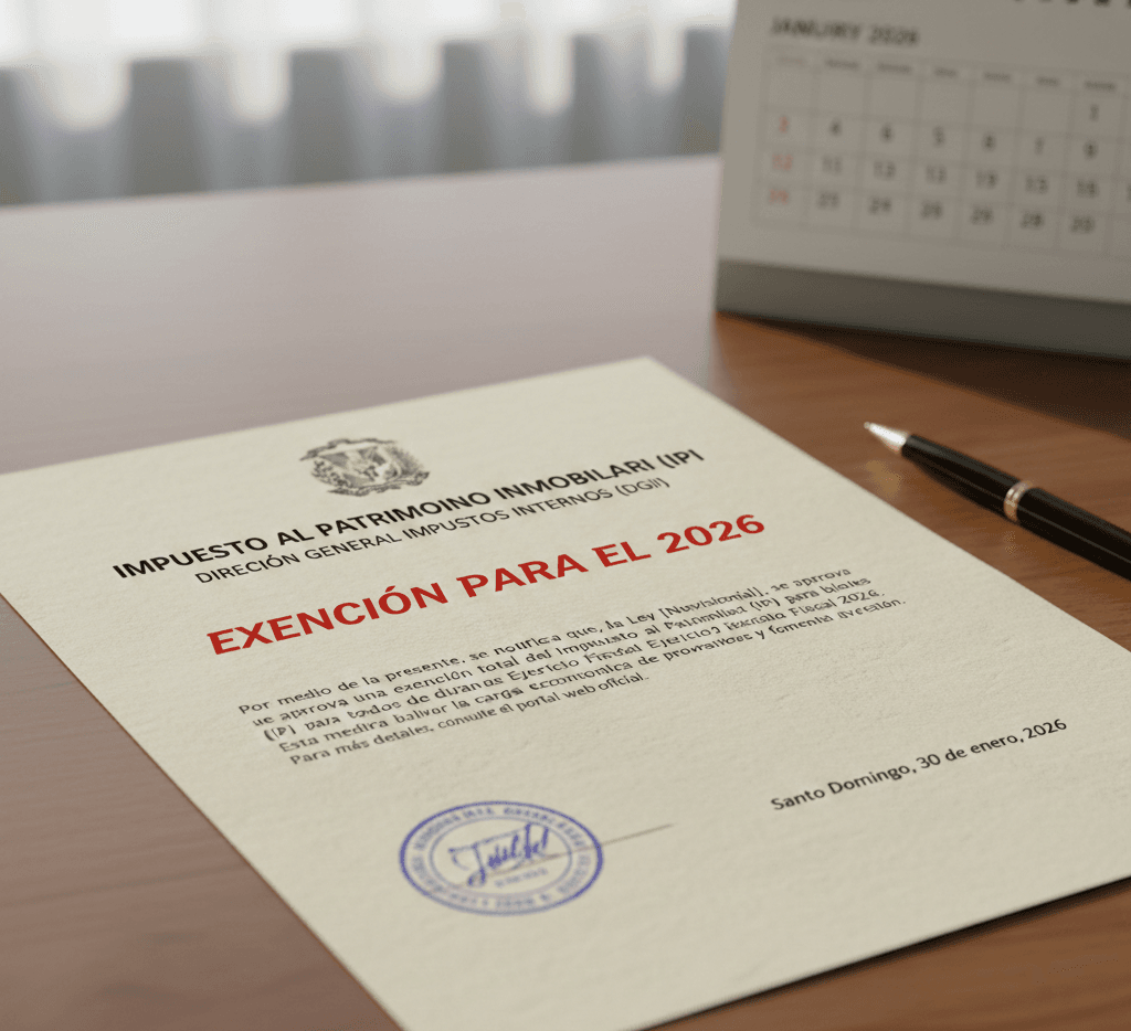 Impuesto Patrimonio Inmobiliario IPI 2026 Exención RD.