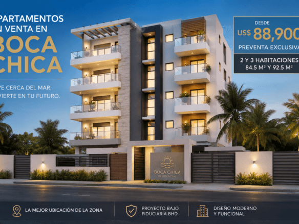 apartamentos en Boca Chica proyecto residencial preventa