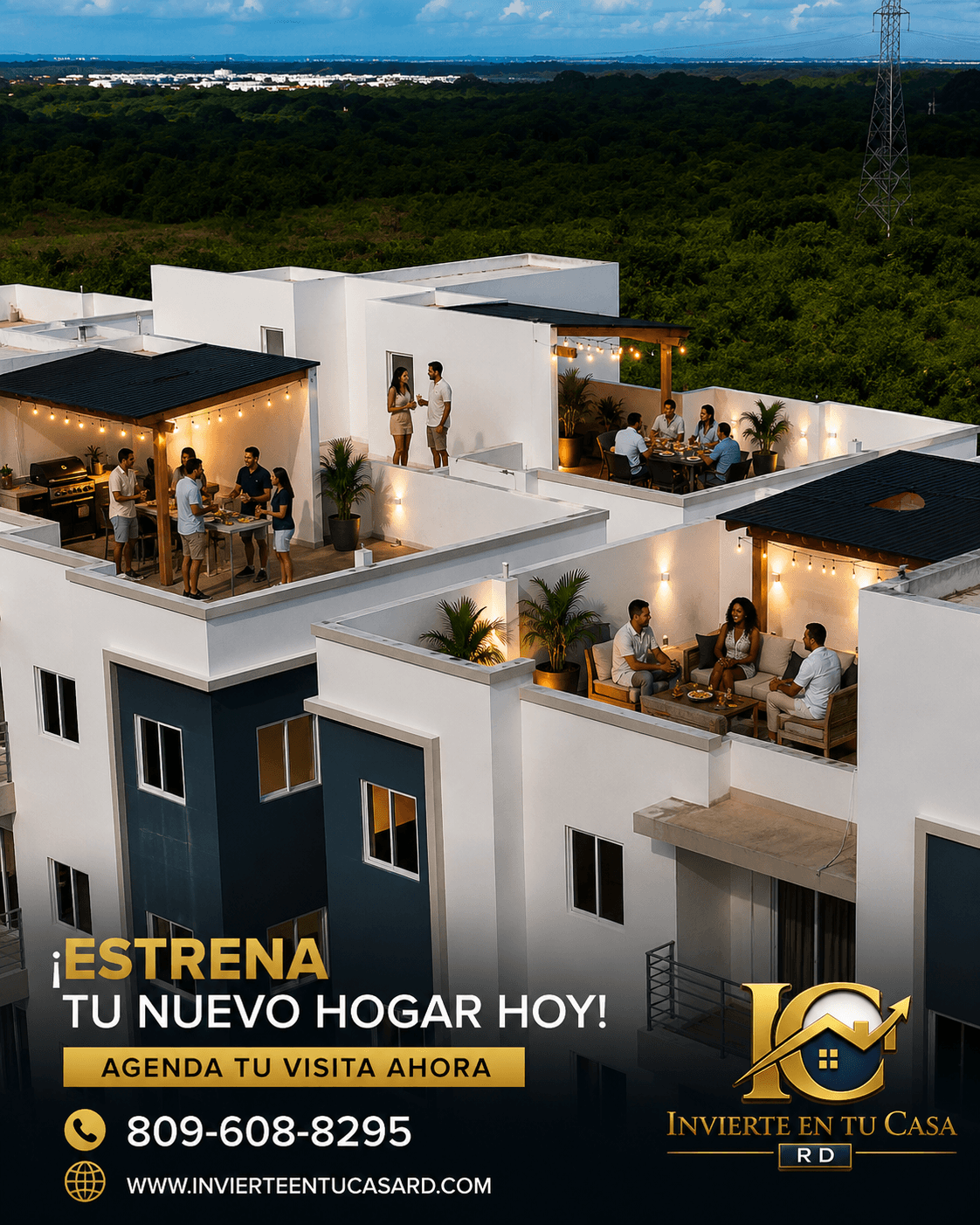 Penthouse en Alquiler en Santo Domingo Este nuevo para estrenar en Residencial Opus, Santo Domingo Este